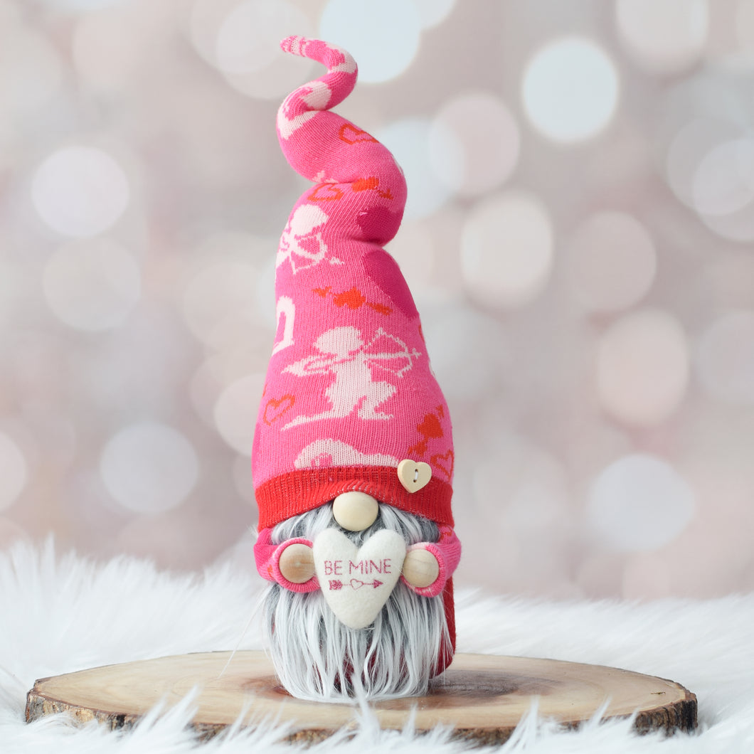 Pink Valentine's Day Gnome - Be Mine